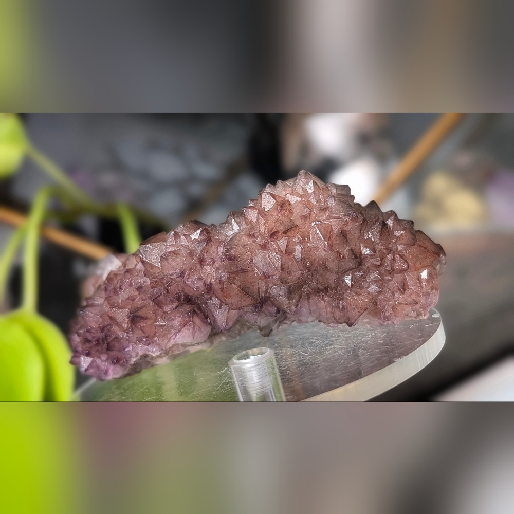 Thunder Bay Red Amethyst Crystal Cluster